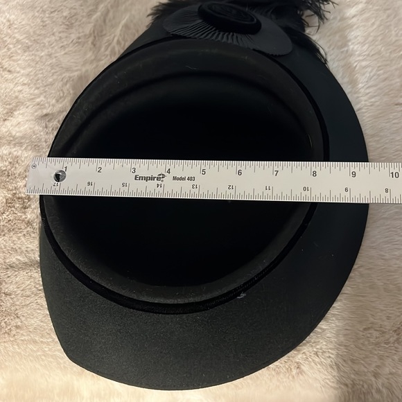 Ostrich Feather Wool Hat - Picture 9 of 15